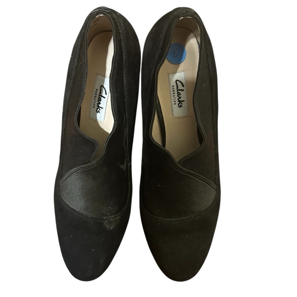Clarks Black Women's Heels - Picture 3 of 9